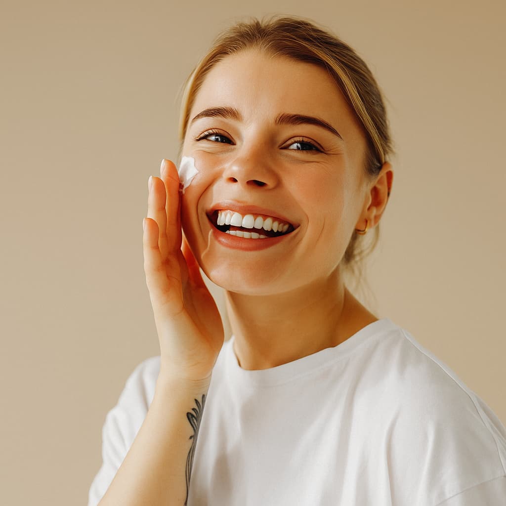 Une caresse de soin à